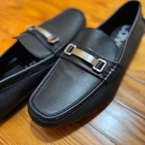 Calvin Klein | Men’s Leather Loafers (10.5) - Blue